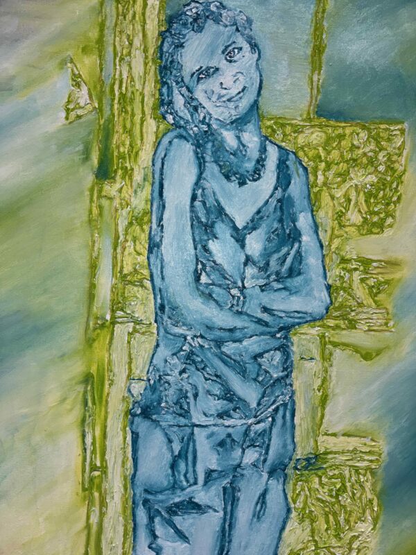 High Fashion, 2025, Öl auf Leinwand, 80cm x 80cm
